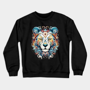Boho Hippie Tiger Crewneck Sweatshirt